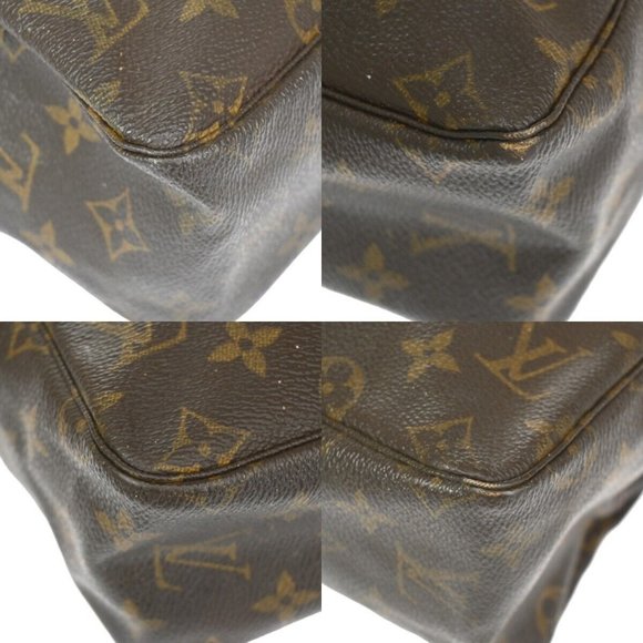 Auth LOUIS VUITTON Trousse Toilette 28 Clutch Hand Bag Monogram Brown - Picture 8 of 14